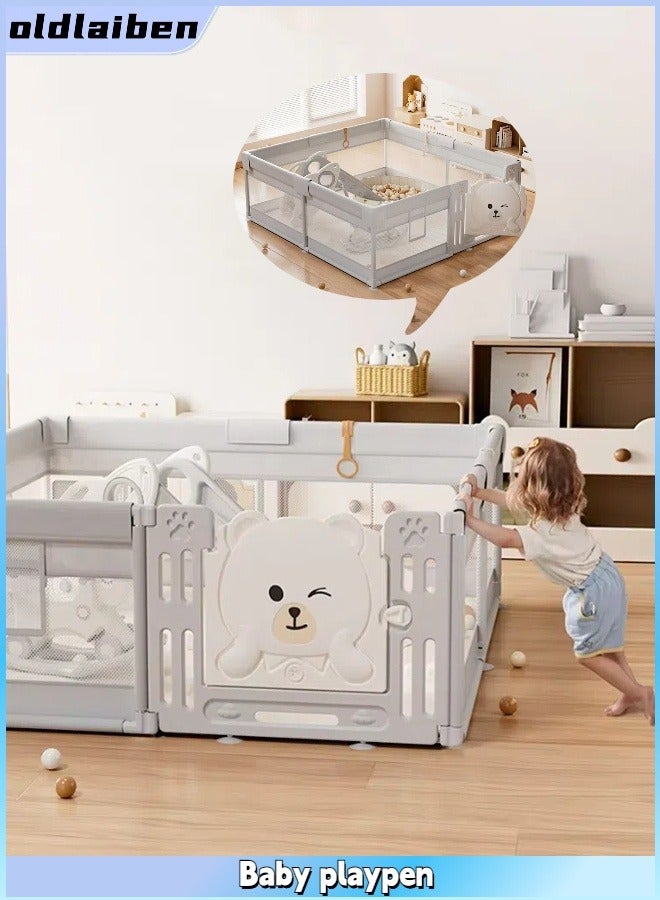 oldlaiben Children's Play Fences, Baby fences, Home safety fences with ...