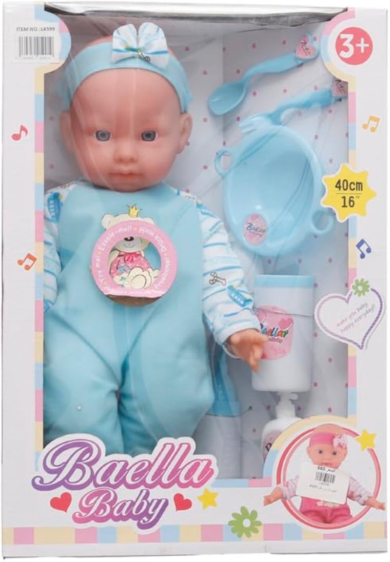 نيكست لعبة دمية مع أصوات 8 قطع للبنات - أزرق 14599