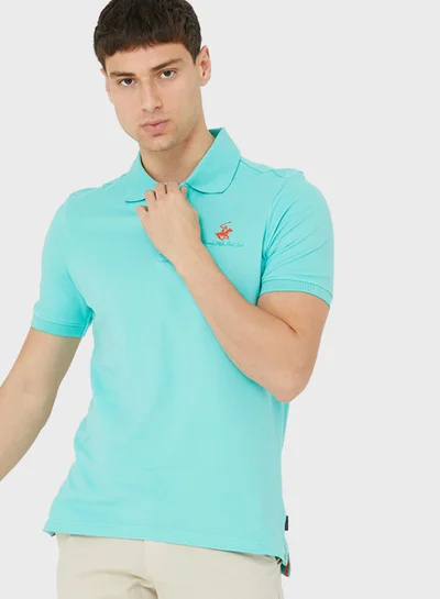 bhpoloclub Embroidered Logo Polo