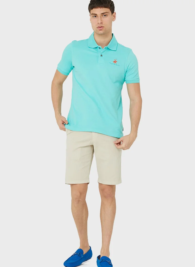 bhpoloclub Embroidered Logo Polo