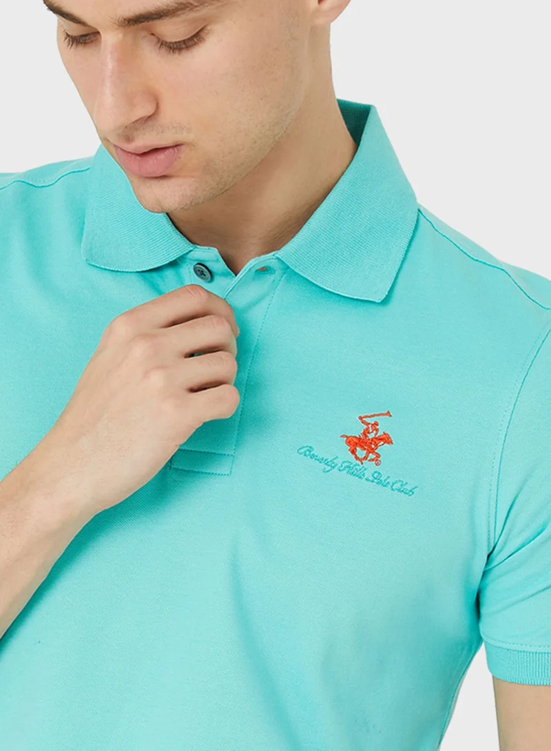 bhpoloclub Embroidered Logo Polo