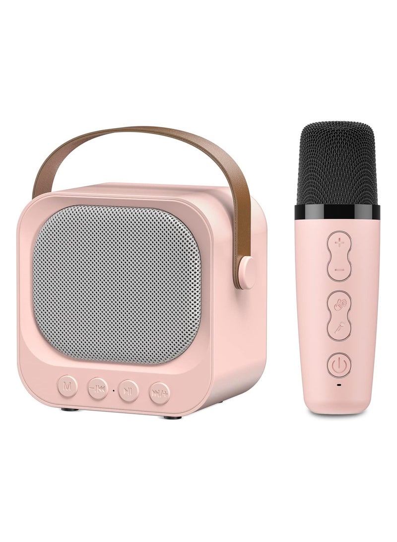 Karaoke Machine with Wireless Microphone Portable Mini Bluetooth Karaoke Speaker for Adults & Kids Home Party & Outdoor Singing - Image 1