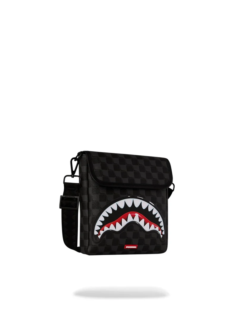SPRAYGROUND SHARKS IN PARIS BALLOON BLACK MESSENGER SLING