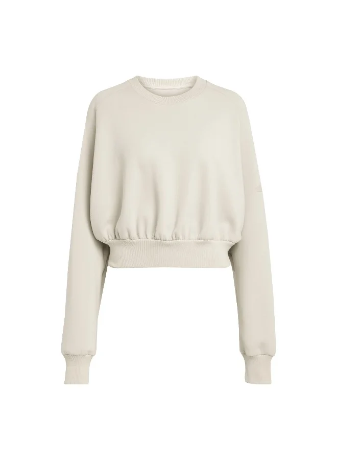 adidas Adidas W All Szn Sl Sw Beige Sweatshirt (Long Sleeve) Sweatshirts For Women