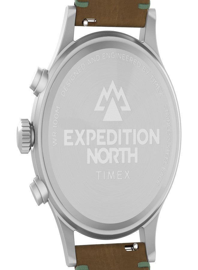 Timex Men's Analog Quartz Watch with Leather Strap TW2Y29900VQ, Brown, strap - Image 3