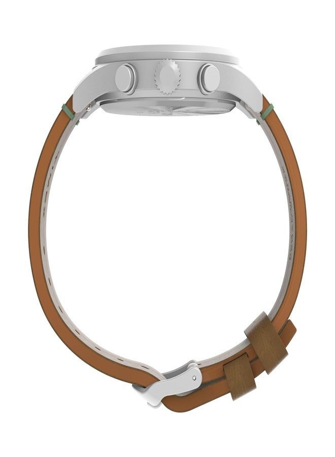 Timex Men's Analog Quartz Watch with Leather Strap TW2Y29900VQ, Brown, strap - Image 5