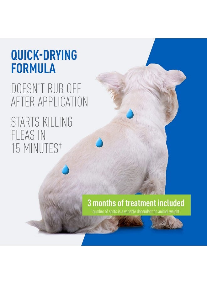 ADAMS Adams Plus Flea & Tick Prevention Spot On for Dogs 15-30 Pounds, 12 Weeks & Older, 3-Month Supply, Kills Fleas, Flea Eggs, Flea Larvae & Brown Dog & Deer Ticks, Kills & Repels Mosquitoes For 30 Days  - Image 5