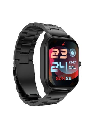 Titan Fastrack Vivid Smart Watch 1.97" Amoled Square Display, BT Calling, Health Suite, AOD, Metal Black - view 2