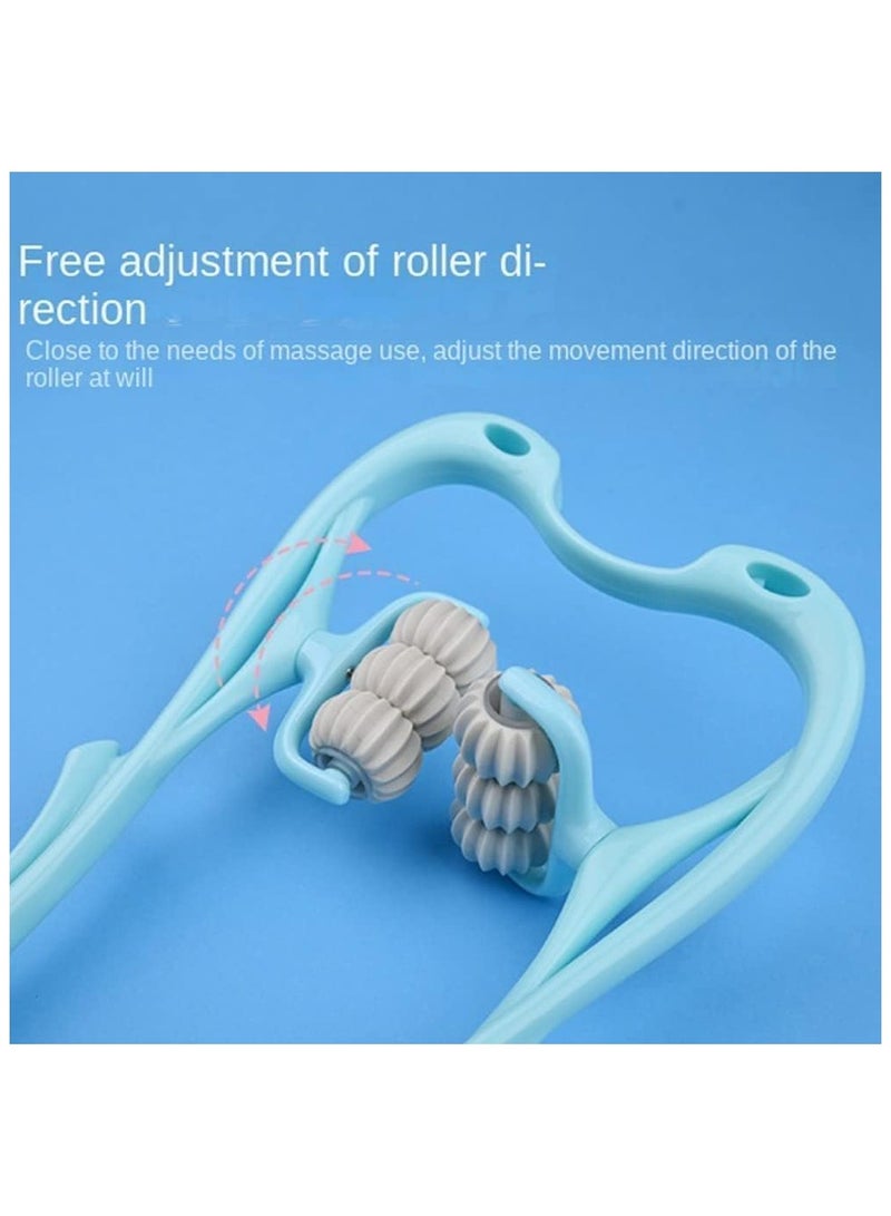 6 Wheels Cervical Neck Spine Massager for Muscle and Deep Tissue Pain Relief for Legs, Waist, Neck, Shoulder - Image 3
