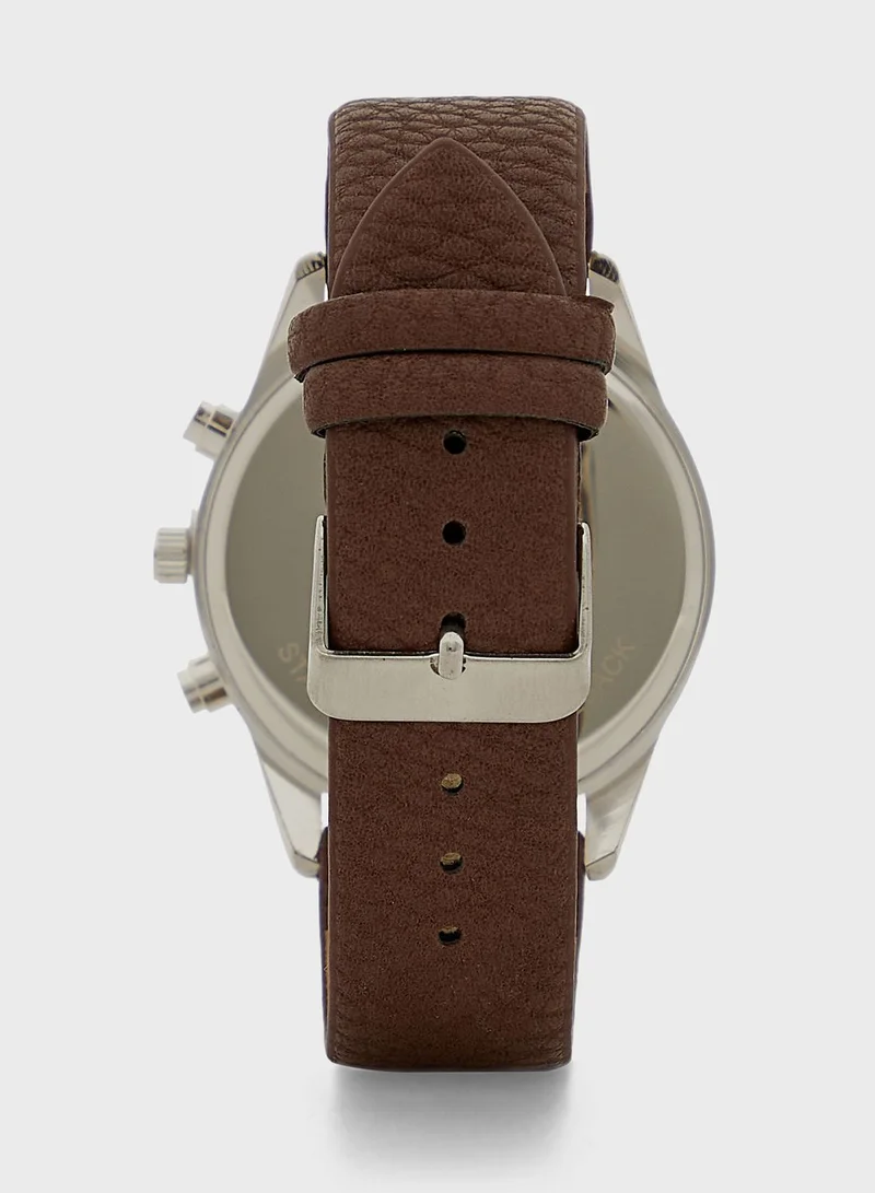 Robert Wood Analogue Watch And Bracelet Gift Set