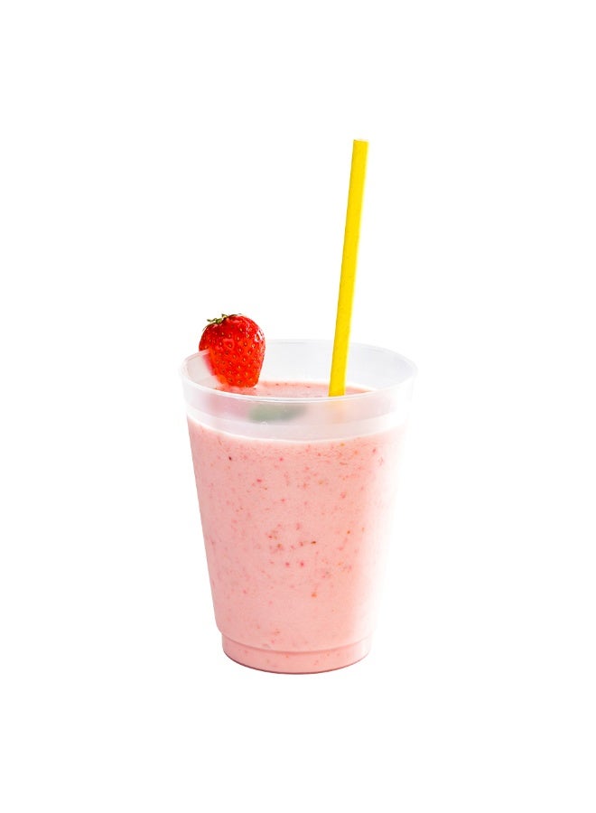 Restaurantware Durable Paper Straws, Paper Drinking Straws - Yellow - For Holidays, Birthdays, Weddings, Showers or Everyday - 7.8" - 100ct Box - Image 2