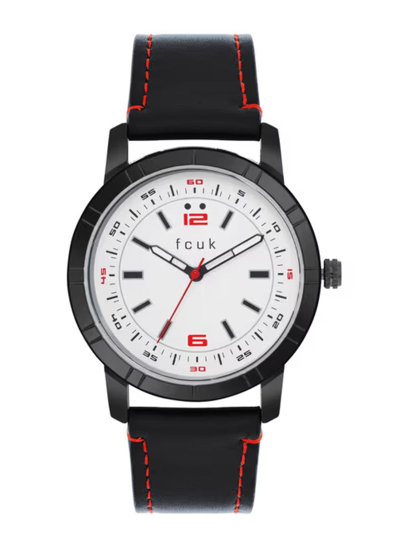 French Connection UK Analog White Dial Men's Watch-FK00012A - Image 1