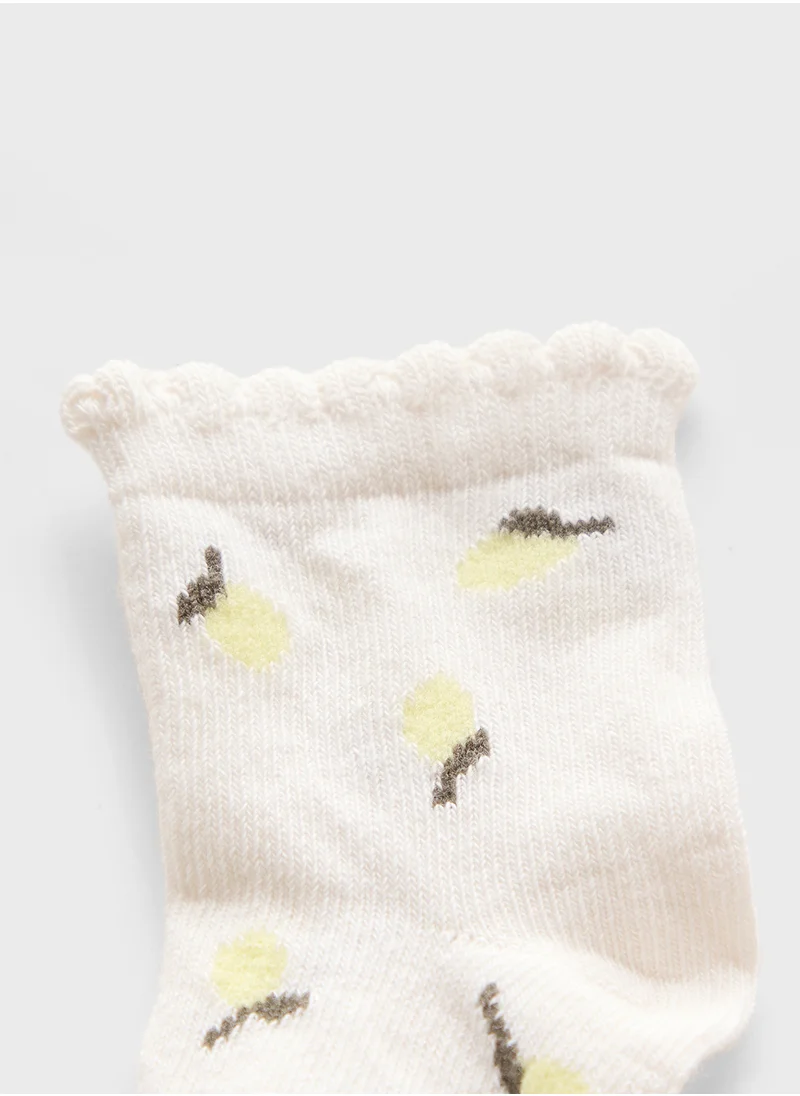 نيم ات Kids Graphic Print Socks