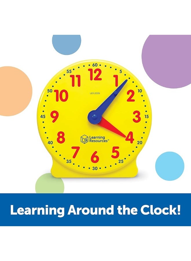 Learning Resources Learning Resources Big Time Student Clock, Teaching & Demonstration Clock, Develops Time and Early Math Skills, Ages 5+, Clock for Learning, 12 Hour,Back to School Gifts - Image 3