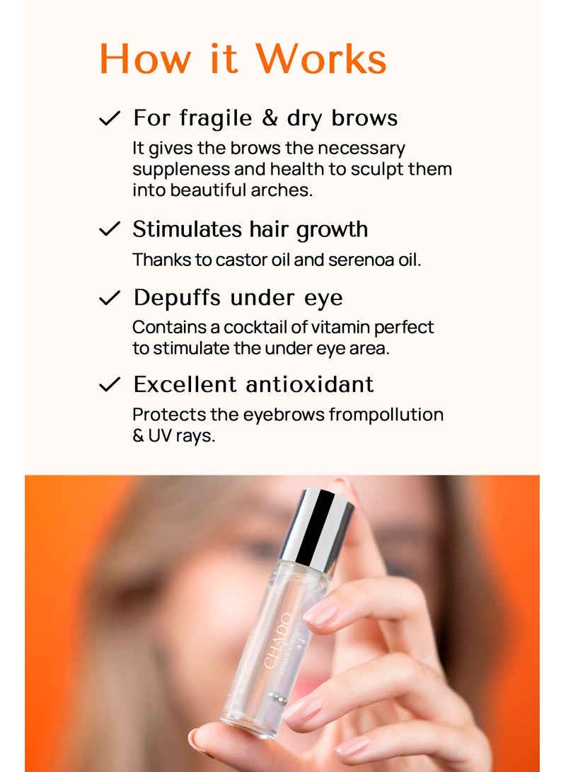 CHADO HUILE CRISTAL - NOURISHING BROW OIL - Image 2