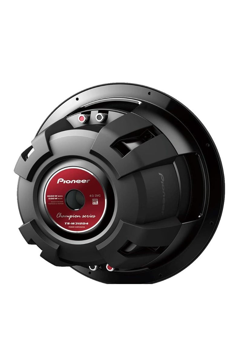 Pioneer Pioneer TS-W312D4 12 inch Double Coil Subwoofer 1600 Watts Max,Black - Image 3