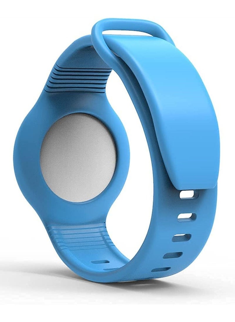 SYOSI - Wristband for Airtag, SYOSI Kids Silicone Bracelet for Airtag, 5 Pack Airtag Watch Band for Kids, Toddler, Baby, Children, Elders, Colorful, Waterproof Wristband for Apple Airtag - Image 1