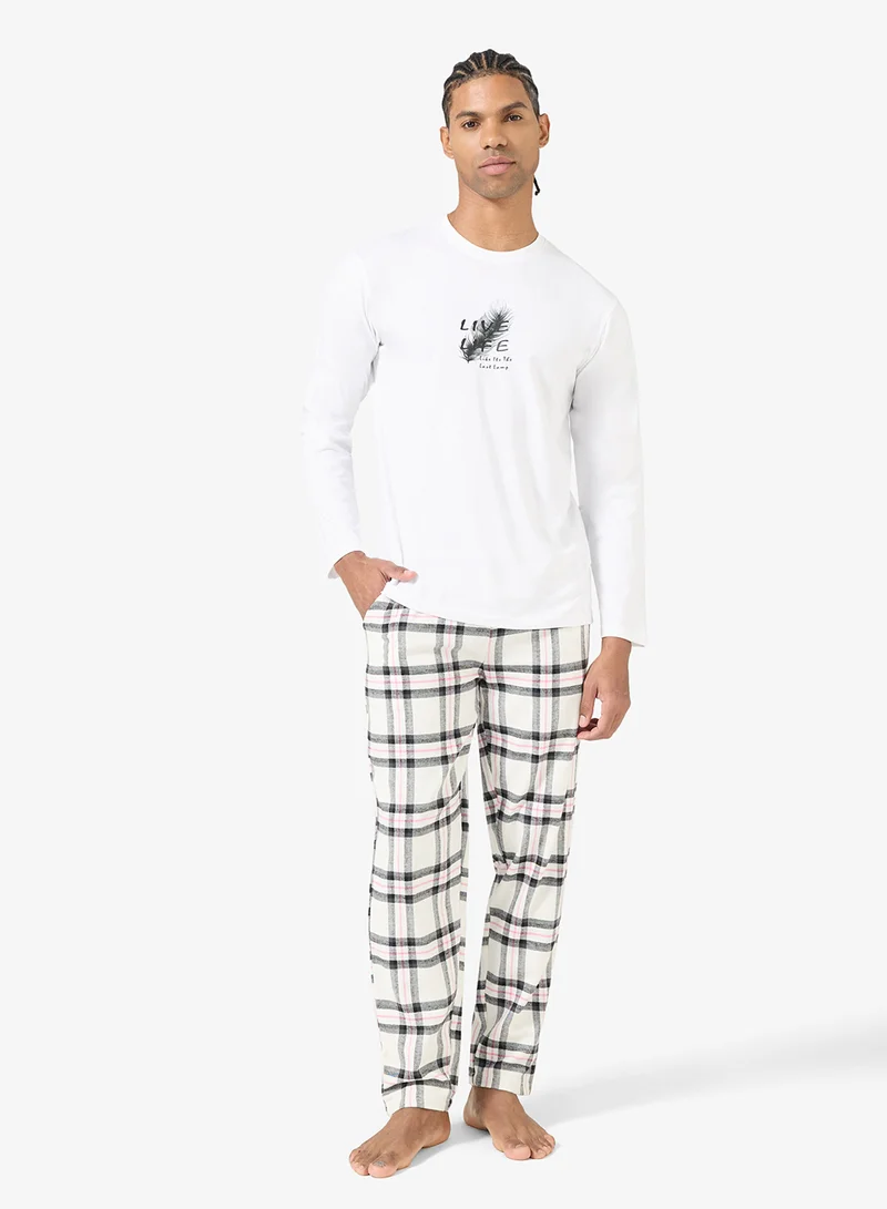 Nightwear T-Shirt & Pants Set