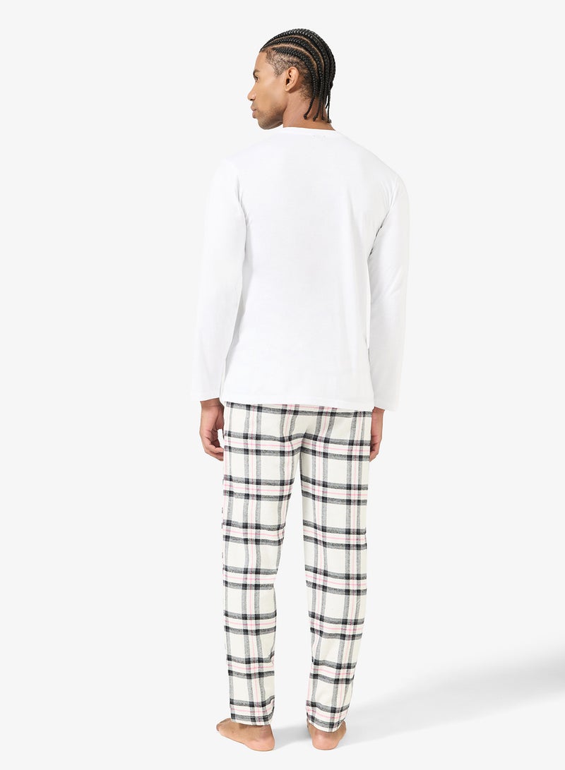 سفنتي فايف طقم بيجامة تي شيرت وبنطلون - Image 2