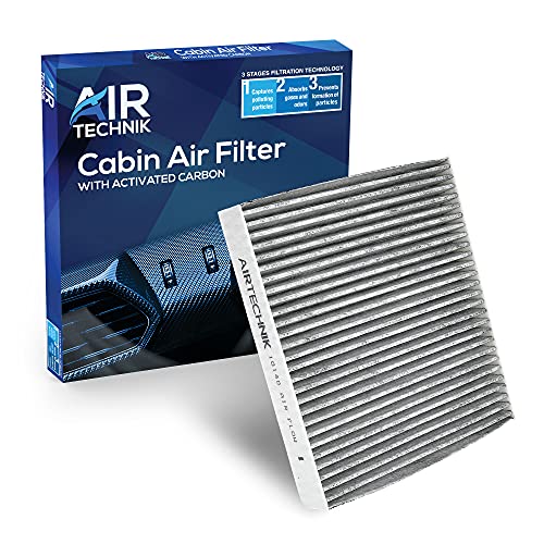 AirTechnik CF10140 Cabin Air Filter w/Activated Carbon | Fits Infiniti FX35, FX45, G35, Mitsubishi Eclipse, Lancer, Outlander, Nissan Altima, Maxima, Murano, Sentra, X-Trail - 27277-4M400 - Image 1