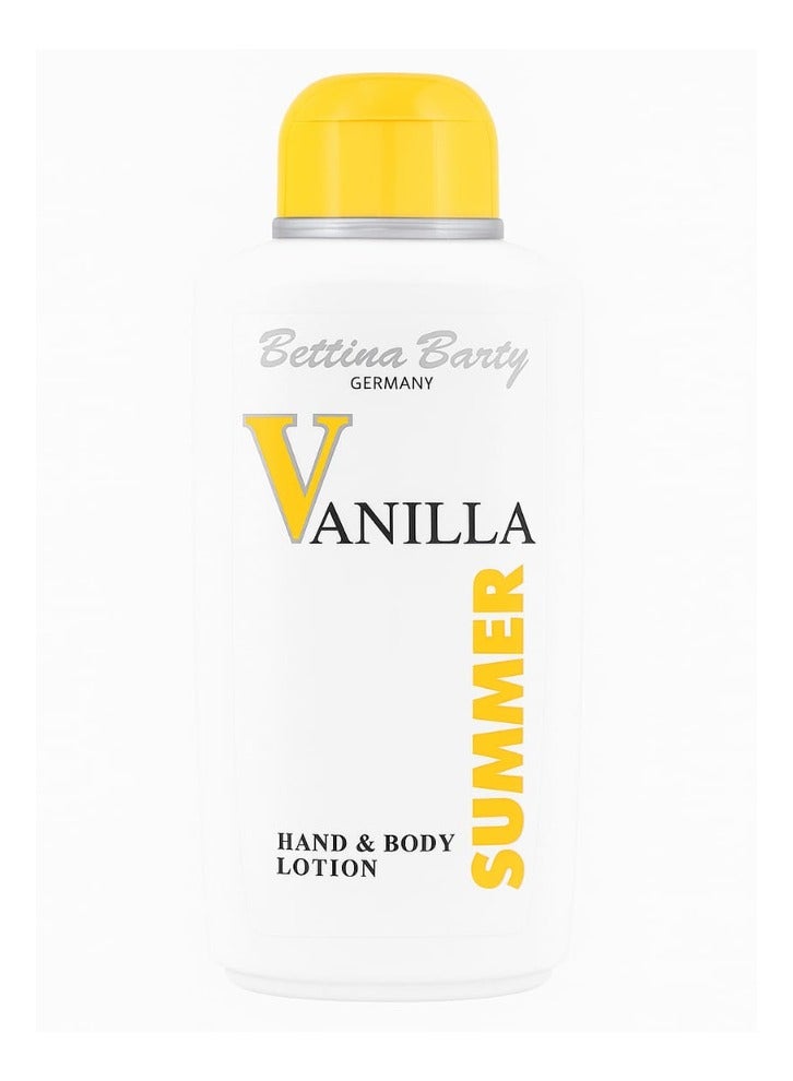 BETTINA Barty VANILLA SSUMMER HAND & BODY LOTION 500ML - Image 1