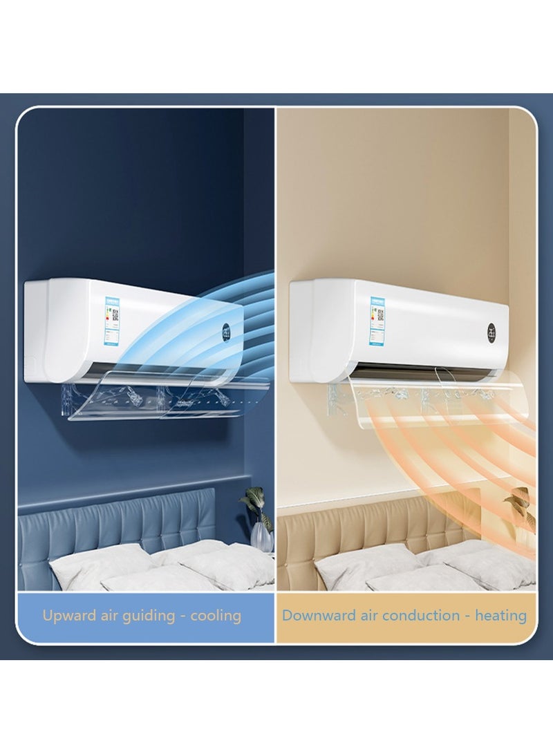 Universal anti-direct blow deflector for split air conditioners - Adjustable Angle design without drilling, invisible and compatible with all models (Quick installation)  - Image 3