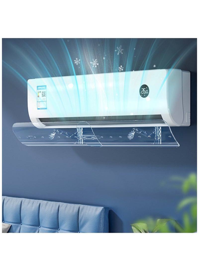 Universal anti-direct blow deflector for split air conditioners - Adjustable Angle design without drilling, invisible and compatible with all models (Quick installation)  - Image 1