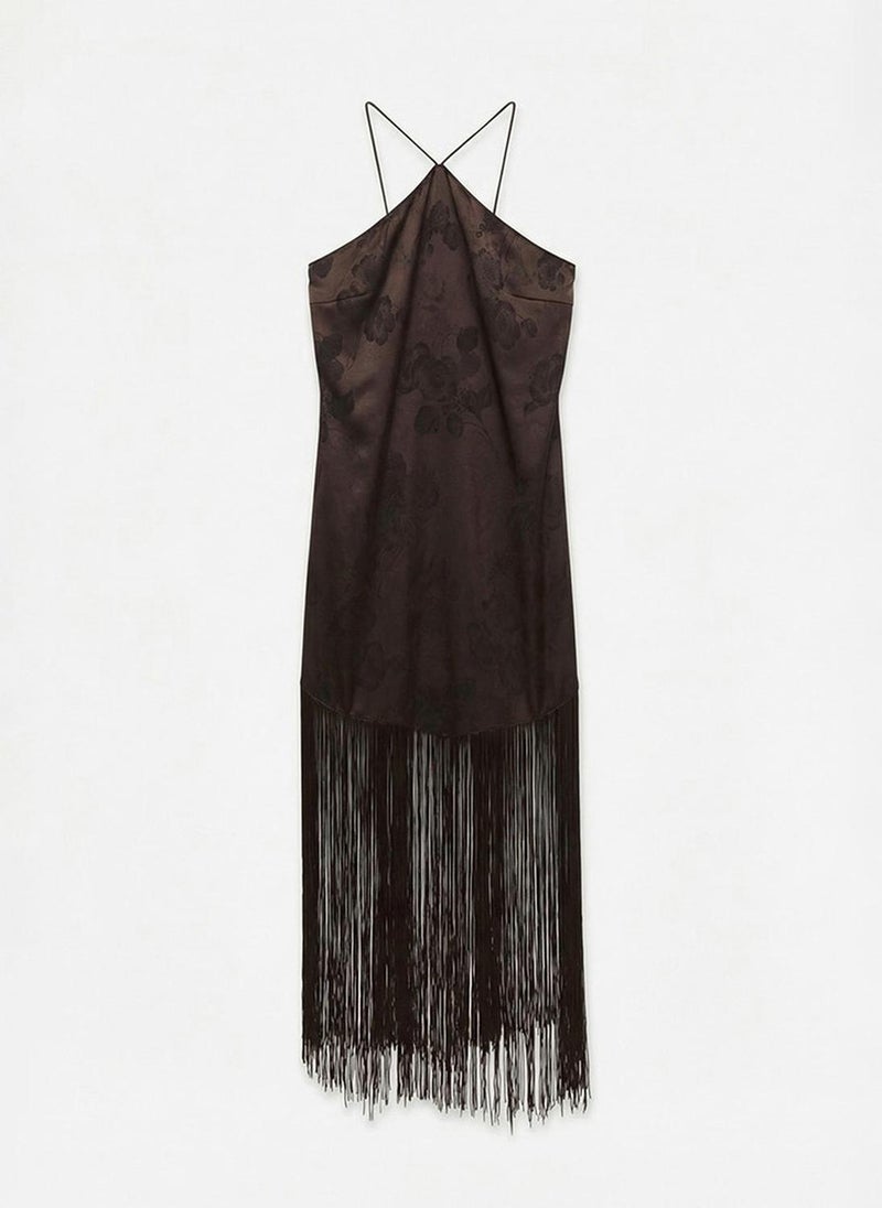 VERO MODA Women's VMTATHIANA Short Fringe Dress - Image 5