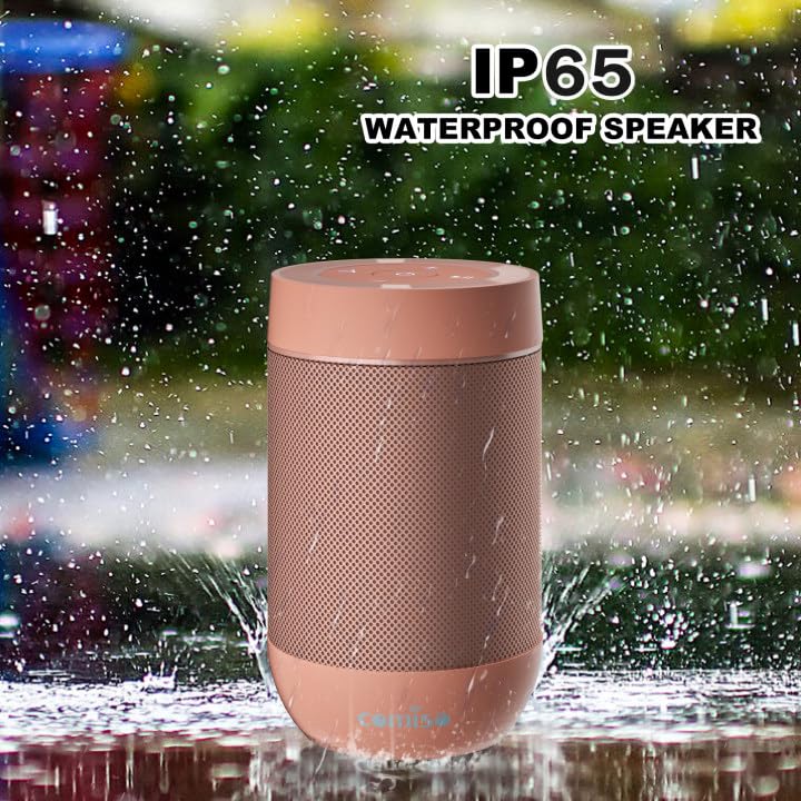 comiso Portable Bluetooth Speaker, Small Shower Speaker with IPX5 Waterproof, 360Â° HD Loud Sound, Wireless Stereo Pairing, Mini Speakers Support TF Card, Built-in Mic, Pocket Size for Travel Outdoors - Image 3