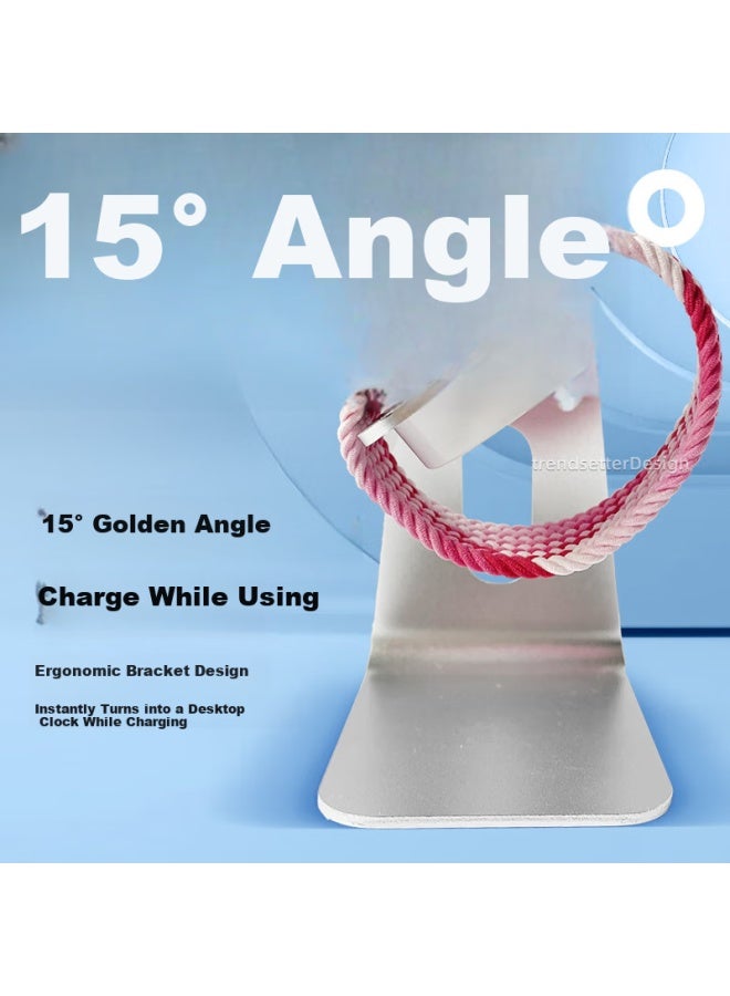 Win Potential Winqian 2-in-1 Charging Stand For Apple Watch, Compatible With Watch S10/s9/s8/7/6/5/4/3/se/ultra2 Charging Cable, Iwatch Magnetic Charging Dock - Image 2