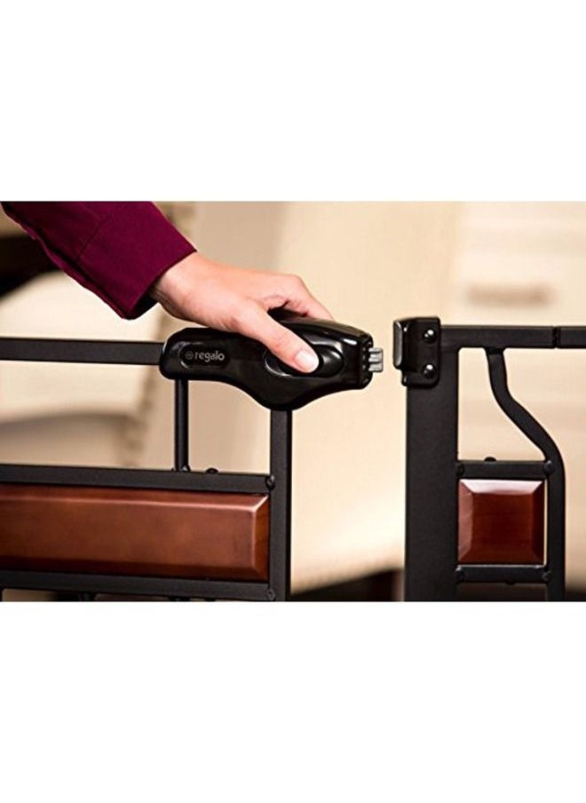 Regalo Home Accents Extra Wide Walk Thru Baby Gate  - Image 3