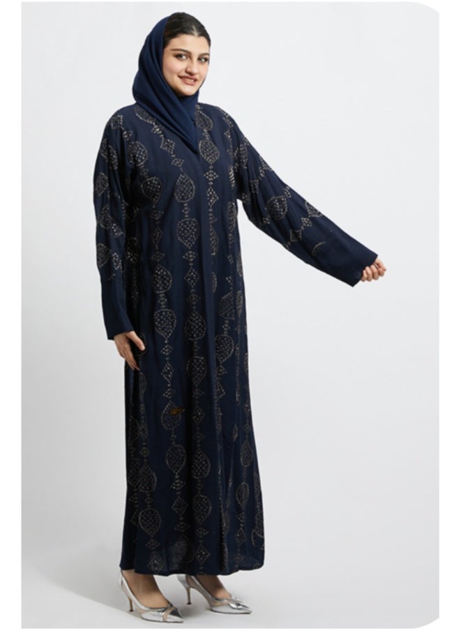Evva Evva Luxury Saudi Abaya for Women – Elegant Open Front Modest Wear in Premium Fabric – Ideal for Ramadan, Eid, and Everyday Elegance  - Image 1