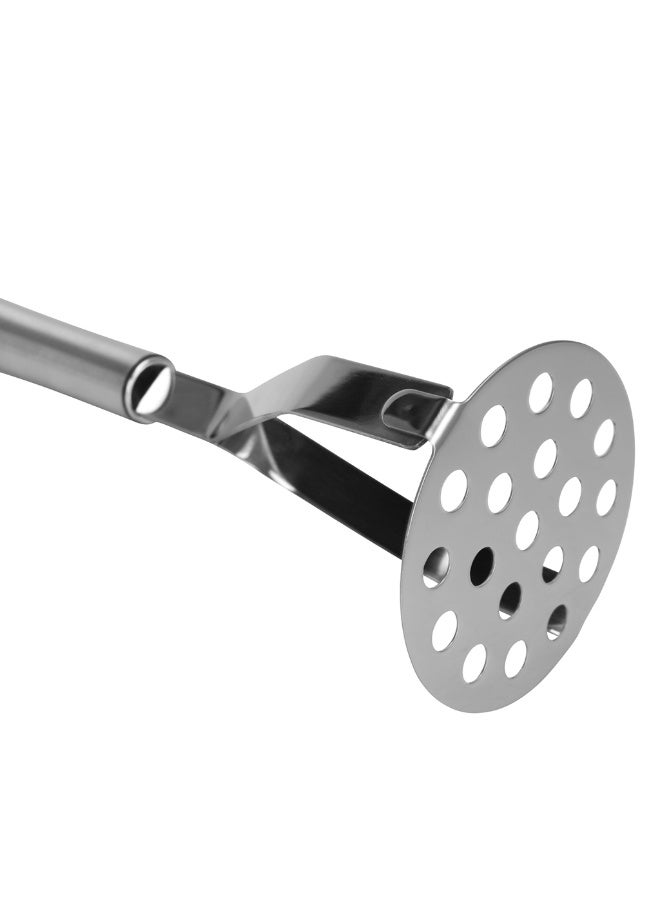 Fissman Potato Masher 25cm with Hanging Hole, Stainless Steel Sturdy Masher Bergamo Series | Anti-Rust Steel Handle | Heavy-Duty Vegetable Masher Kitchen Tool for Potato, Avocado, Dishwasher Safe - Image 3
