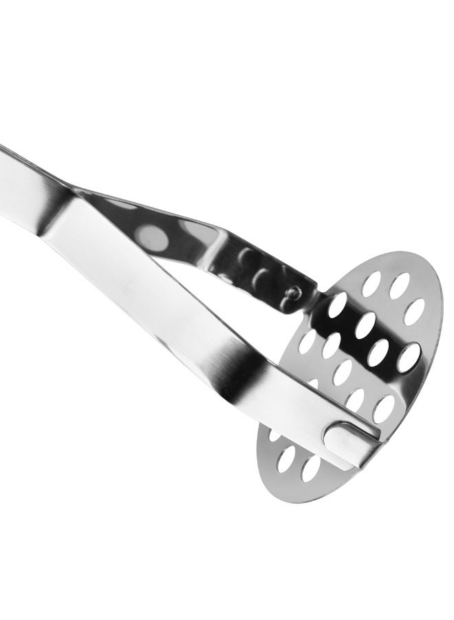 Fissman Potato Masher 25cm with Hanging Hole, Stainless Steel Sturdy Masher Bergamo Series | Anti-Rust Steel Handle | Heavy-Duty Vegetable Masher Kitchen Tool for Potato, Avocado, Dishwasher Safe - Image 4