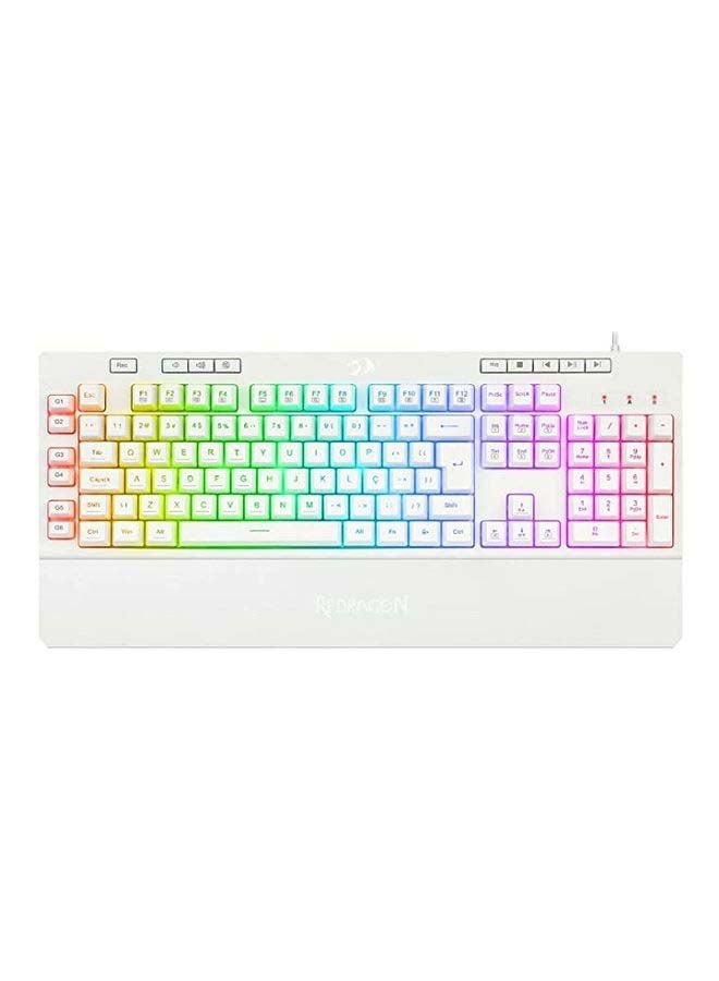REDRAGON K512 SHIVA RGB Membrane Gaming Keyboard With 8 Multimedia Keys-6 Macro Keys - Image 1