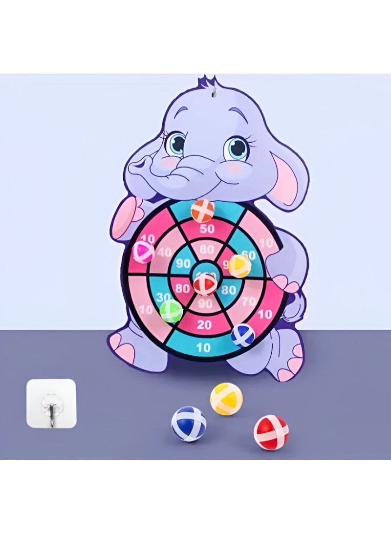 LOOFI Kids Toss Game Board – Sticky Ball Target – Montessori Educational Toy for Skill Development – Includes 3 Sticky Balls - Shape 2 - Image 1