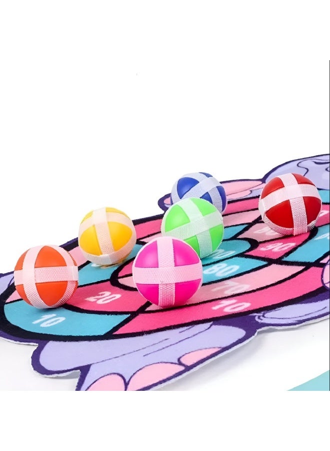 LOOFI Kids Toss Game Board – Sticky Ball Target – Montessori Educational Toy for Skill Development – Includes 3 Sticky Balls - Shape 2 - Image 4