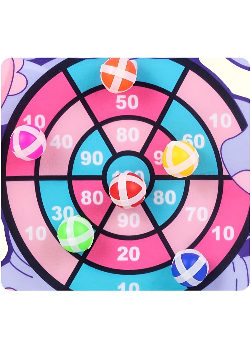 LOOFI Kids Toss Game Board – Sticky Ball Target – Montessori Educational Toy for Skill Development – Includes 3 Sticky Balls - Shape 2 - Image 2