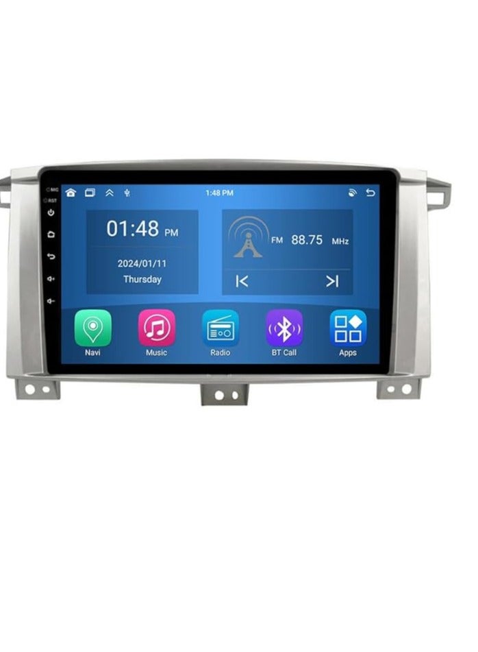 Android Car Stereo for Toyota Land Cruiser 2003 2004 2005 2006 2007 2GB RAM 32GB ROM 9 Inch Support Apple Carplay, MirrorLink WiFi BT, IPS Touch Screen with Backup Camera Included - Image 1