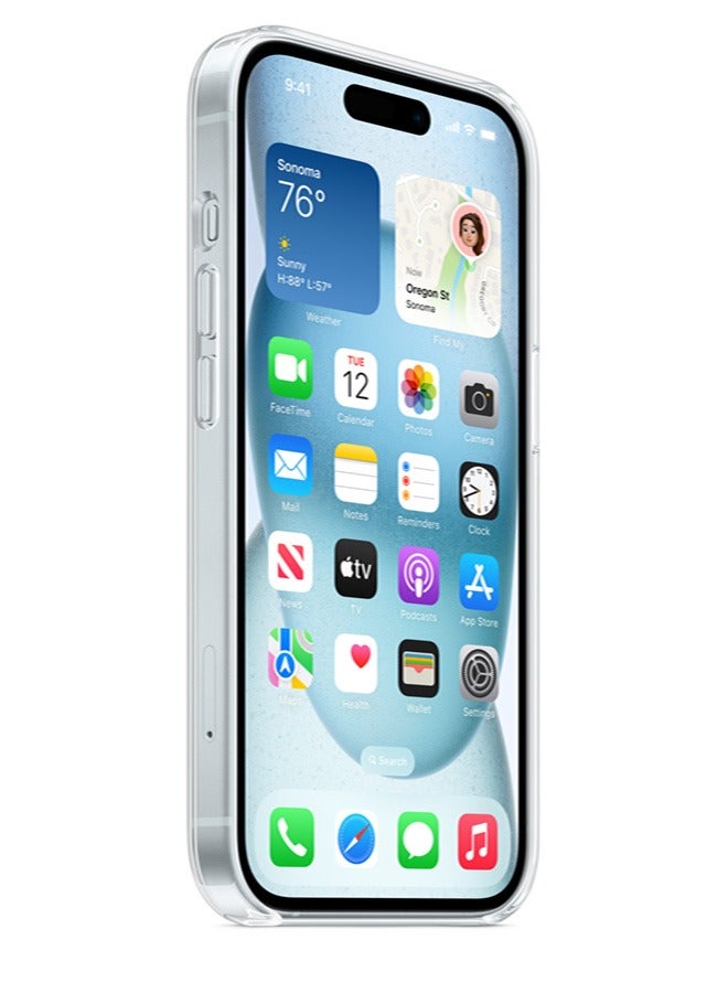 Magsafe Case for iPhone 15 Plus Magsafe Clear Cover Magnetic Wireless Charging Support, Shockproof Protection, Scratch-Resistant for iPhone 15 Plus - Clear - Image 5