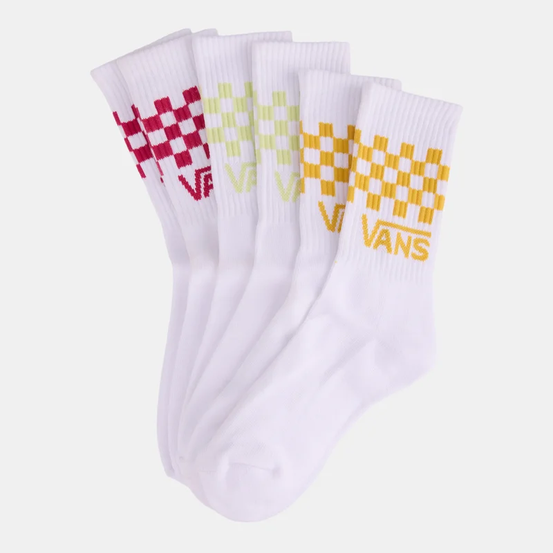 VANS Classic Checkerboard Crew Socks (3 Pairs)