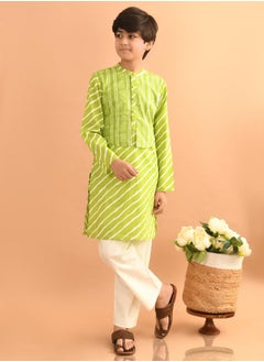 LILPICKS Kurta Pajama with Attached Nehru Jacket  - Image 5