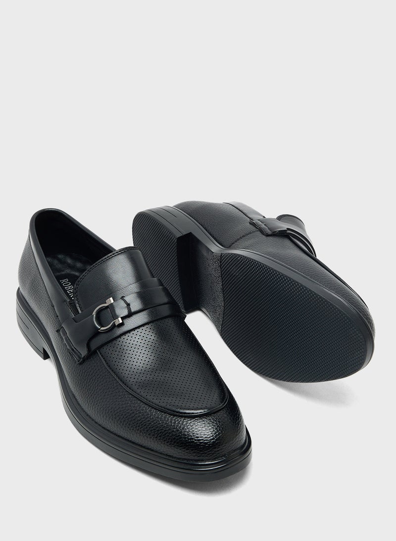 Robert Wood Trim Detail Classic Formal Sjip Ons - Image 3