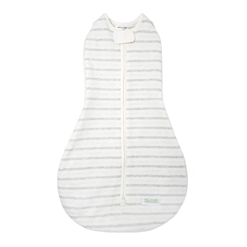 Woombie Grow with Me Baby Swaddle  Convertible Swaddle Fits 0-9 Months  Expands to Wearable Blanket for up to 18 Months  Grey Crosses - Image 3