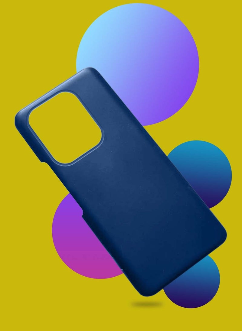 Wtech Xiaomi Poco M6 Pro 5G 2023 Premium Liquid Silicone Case Cover - Navy Blue - Image 2
