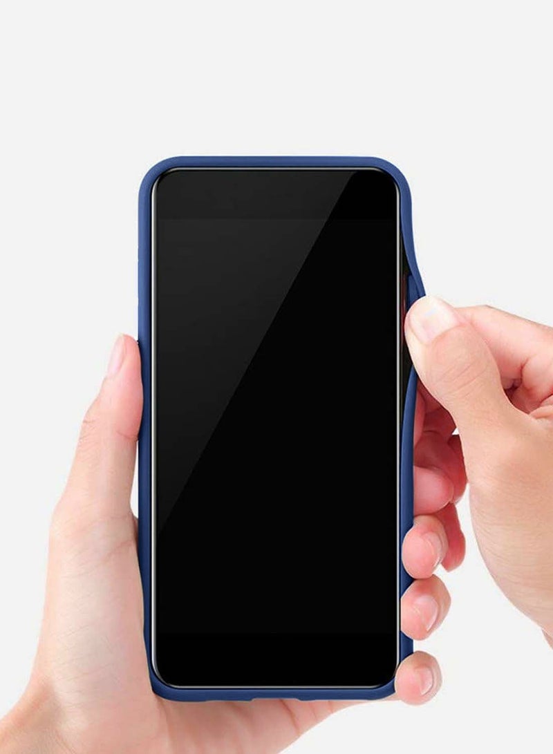 Wtech Xiaomi Poco M6 Pro 5G 2023 Premium Liquid Silicone Case Cover - Navy Blue - Image 4