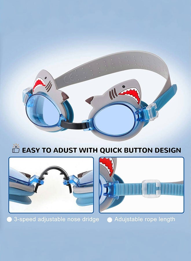 Super ZYouth Kids Anti-Fog Swimming Goggles with UV Protection, Wide View, Adjustable Strap, Waterproof Swimming Goggles for Children Boys & Girls Age 3-14 - Image 4