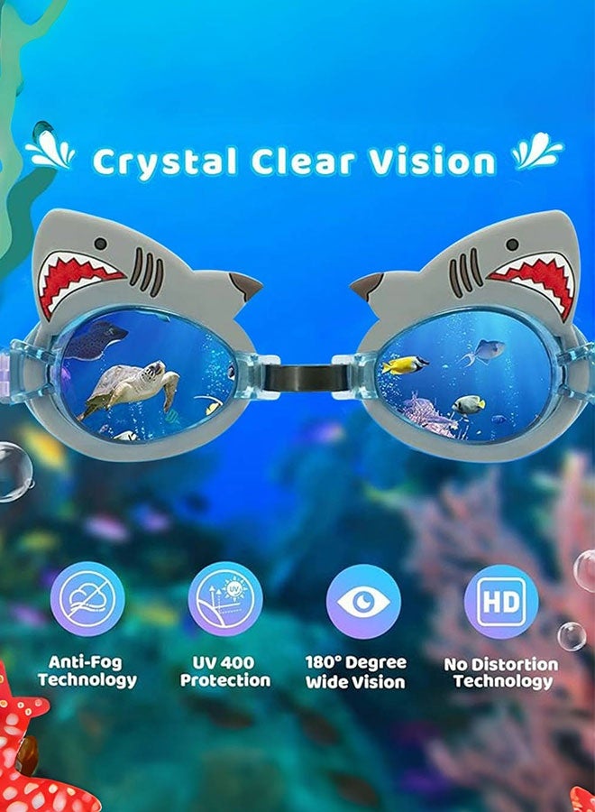 Super ZYouth Kids Anti-Fog Swimming Goggles with UV Protection, Wide View, Adjustable Strap, Waterproof Swimming Goggles for Children Boys & Girls Age 3-14 - Image 3