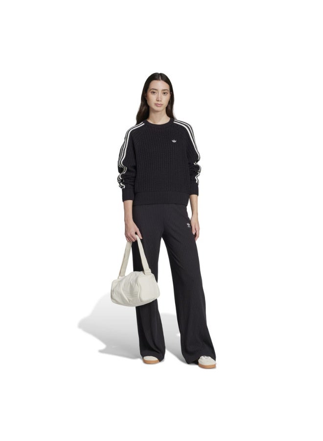 Adidas adidas KNITTED CREW Black Originals Women SWEATSHIRTS  - Image 4