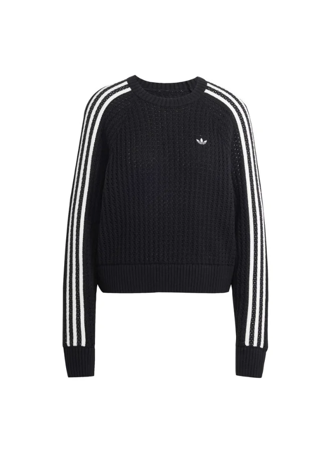 Adidas adidas KNITTED CREW Black Originals Women SWEATSHIRTS